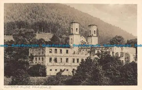 R128925 Klosterruine Frauenalb. Emil Hartmann