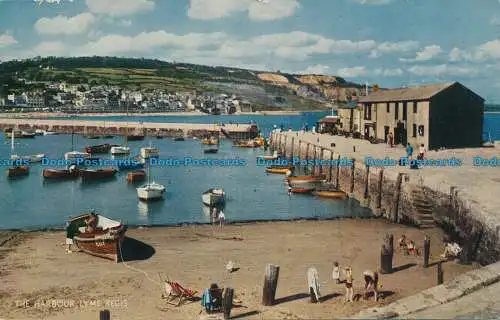 R127876 Der Hafen. Lyme Regis. Lachs. Nr. 1840c. 1962