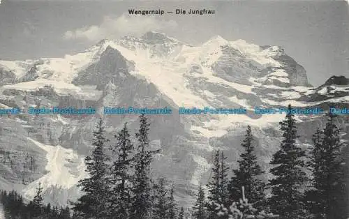 R129683 Wengernalp. Die Jungfrau. R. Gabler. Nr. 8297