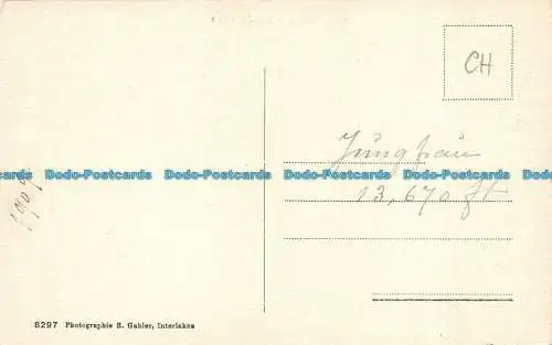 R129683 Wengernalp. Die Jungfrau. R. Gabler. Nr. 8297