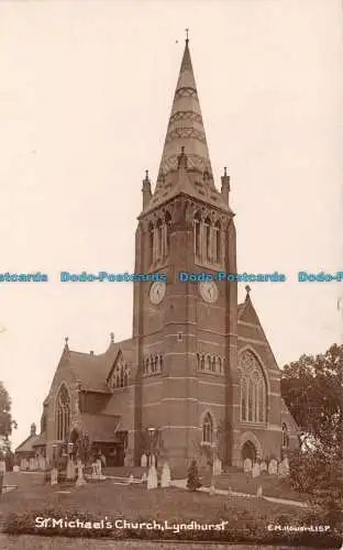 R131526 St. Michaels Kirche. Lyndhurst. RP. 1914