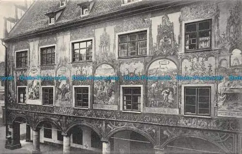 R128981 Ulm a.D. Rathaus. Nordfront. Albert Naumann