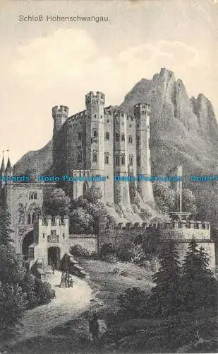 R128984 Schloss Hohenschwangau. B. Lehrburger