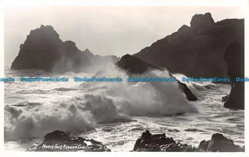 R129740 Heavy Surf. Kynance Cove. Frank Grattan. Penpol. RP