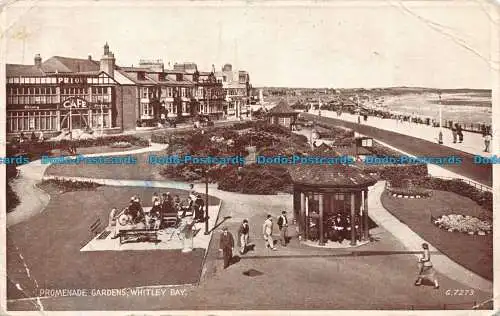 R131593 Promenadengärten. Whitley Bay. Valentinstag. Foto braun. Nr. G.7273