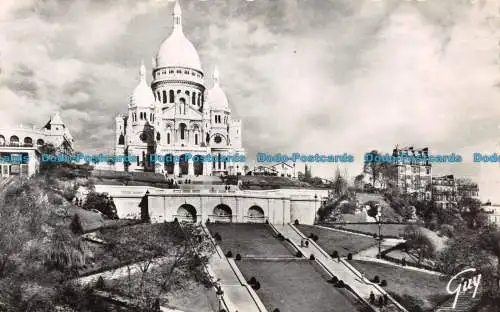 R131600 Paris und seine Wunder. Basilika Sacre Coeur und Hügel von Montmart