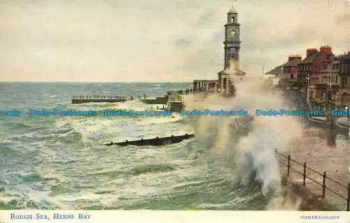 R129774 Raues Meer. Herne Bay. Lachs. Kamerafarbe. 1960