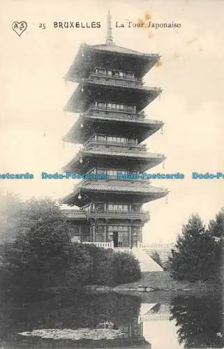 R130494 Brüssel. dem japanischen Turm. A. Scheers