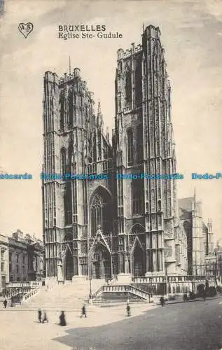 R131634 Brüssel. Kirche Ste Gudule