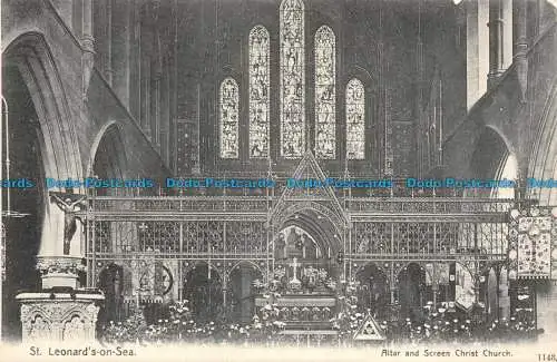 R130617 St. Leonards auf See. Altar und Schirm Christuskirche. Victoria