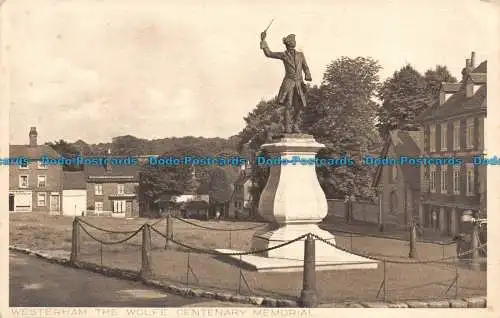 R131737 Westerham. Das Wolfe Centenary Memorial