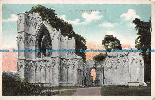 R130625 St. marys Abbey. York. G.D. und D.L