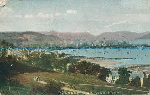 R131778 Gourock von Lyle Road. The National. 1906