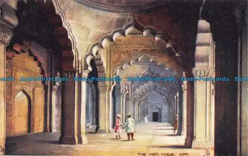 R129959 Der Moti Musjid. Agra. Tuck. Öle