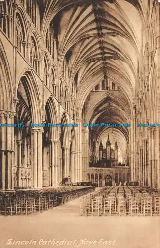 R130687 Lincoln Cathedral. Schiff Ost. Frith