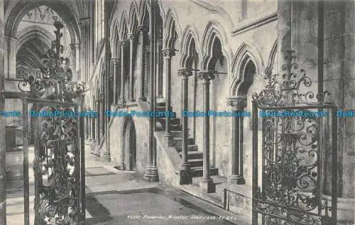 R130708 Beverley Minster Treppe. F.F. und Co. Nr. 45282