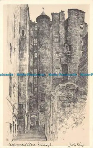 R130740 Anwälte schließen. Edinburgh. J.W. King. Wm. Braun