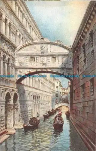 R130771 Venedig. Seufzerbrücke. A. Kroketten