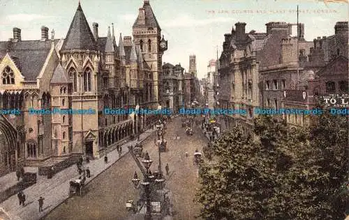 R130800 Die Gerichte und die Flottenstraße. London. 1906