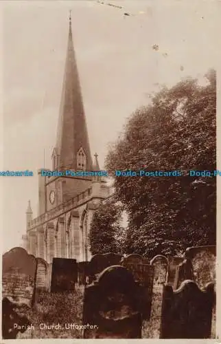 R131923 Pfarrkirche. Uttoxeter. RP. 1927