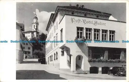 R131925 Posthotel Julier Tiefencastel. A. und H. Bossi. Besitzzer. L.M. Kohler