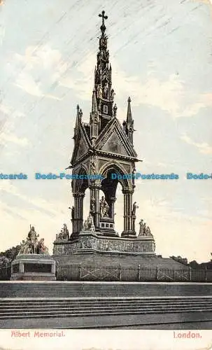 R131932 Albert Memorial. London. 1906