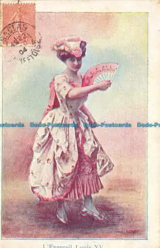 R130834 L Eventail Louis XV. Petit Parisien. 1904