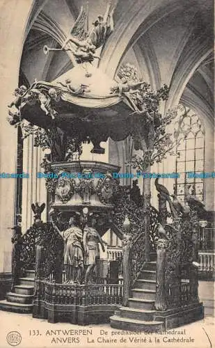 R130938 Antwerpen. Der Stuhl von Verite hat die Kathedrale. O. und J. Meys. Albert. Nr. 1