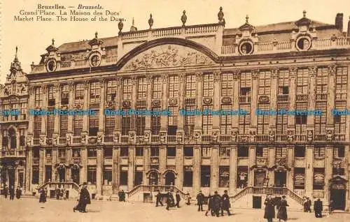 R131192 Brüssel. Marktplatz. Das Haus der Herzöge