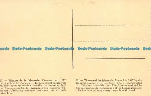 R131193 Brüssel. Theater der Münze