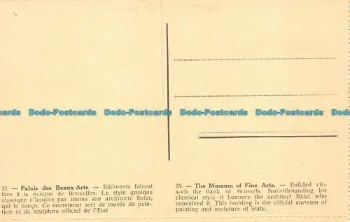 R131195 Brüssel. Das Museum der Schönen Künste