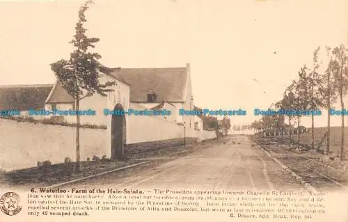 R131199 Waterloo. Bauernhof der Haie Sainte. E. Desaix