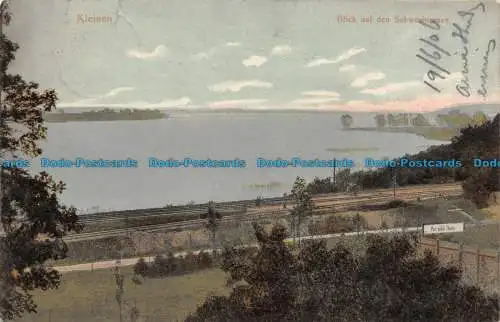 R131216 Kleinen. Blick auf den Schwerinersee. M. Gluckstadt und Munden. 1906