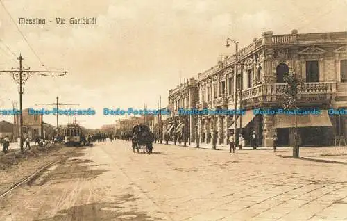 R624104 Messina. Via Garibaldi. 68714. Aufl. Micali Santi