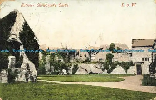 R624131 6445. Innenraum Carisbrooke Castle. I.O. W. 1911