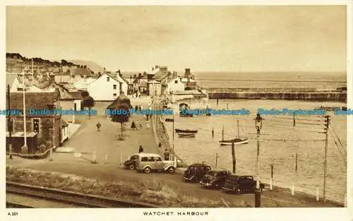 R624238 A 301. Watchet Harbour. Blackmore Serie. Minehead