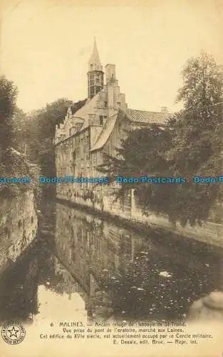 R624533 6. Mechelen. Ehemalige Labbayerhütte St. Trond. Aufnahmeansicht der Brücke von