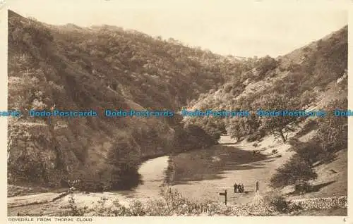 R624252 Dovedale von Thorpe Cloud. 4. Photochrom