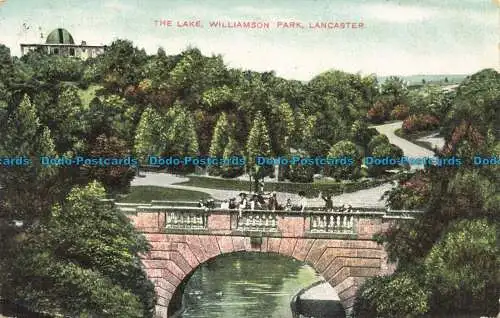 R624253 Lake. Williamson Park. Lancaster. 1909