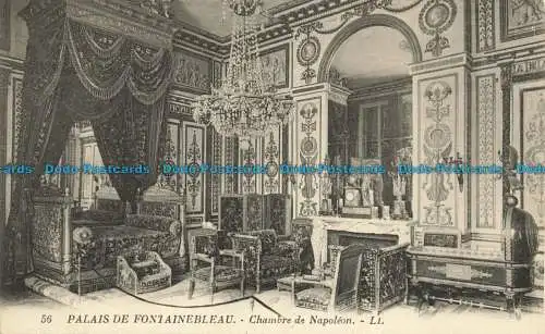 R624261 56. Palast von Fontainebleau. Napoleons Zimmer. LL. Levy und Neurdein R