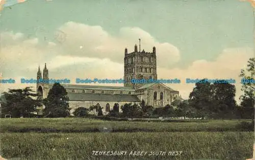 R624263 Tewkesbury Abbey South West. 1908