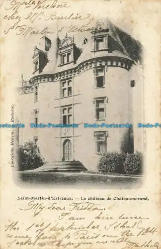 R624654 Saint Martin dEstreaux. Das Schloss Chateaumorand. Henry Buchhandlung. Ro