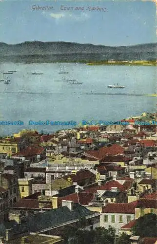 R624371 Gibraltar. Stadt und Hafen. Benzaquen