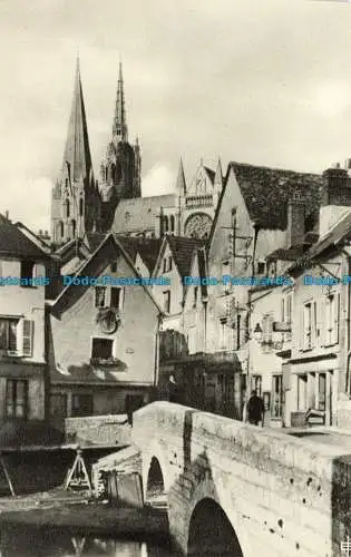 R624702 Chartres. Eure und Loir. 414. Die Bouju-Brücke. Und. Rüben. 1954