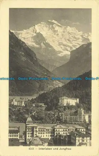 R624417 8543. Interlaken und Jungfrau. R. Gabler