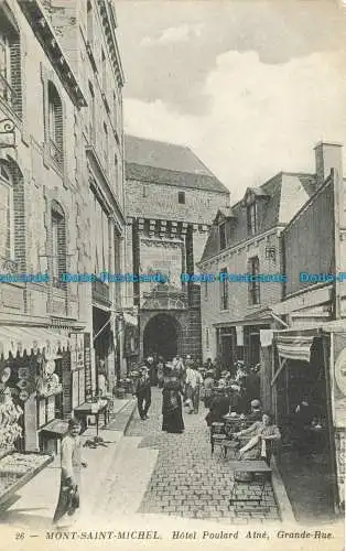 R624500 26. Mont Saint Michel. Hotel Poulard Aine. Große Straße