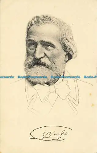 R624817 Giuseppe Verdi. Komponist. Stengel. 99031. Dresden