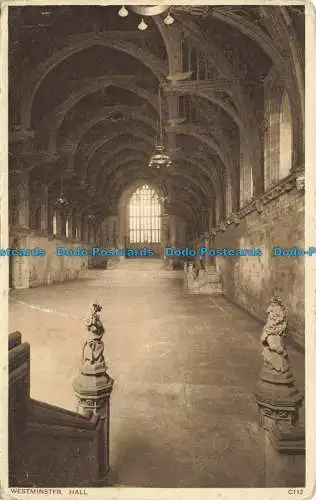 R625607 Westminster Hall. C112. Walter Scott