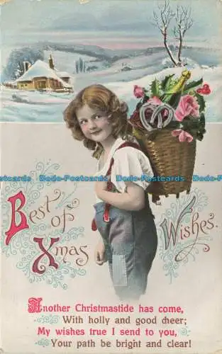 R625656 Beste Weihnachtswünsche. Eine weitere Weihnachtszeit ist gekommen. 5037. 1914