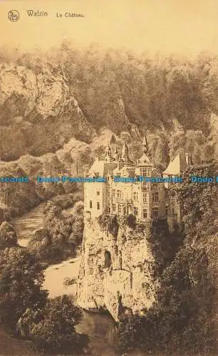 R624883 Nels. Walzin. Das Schloss. Ern. Thill. Brüssel. Vallee de la Lesse